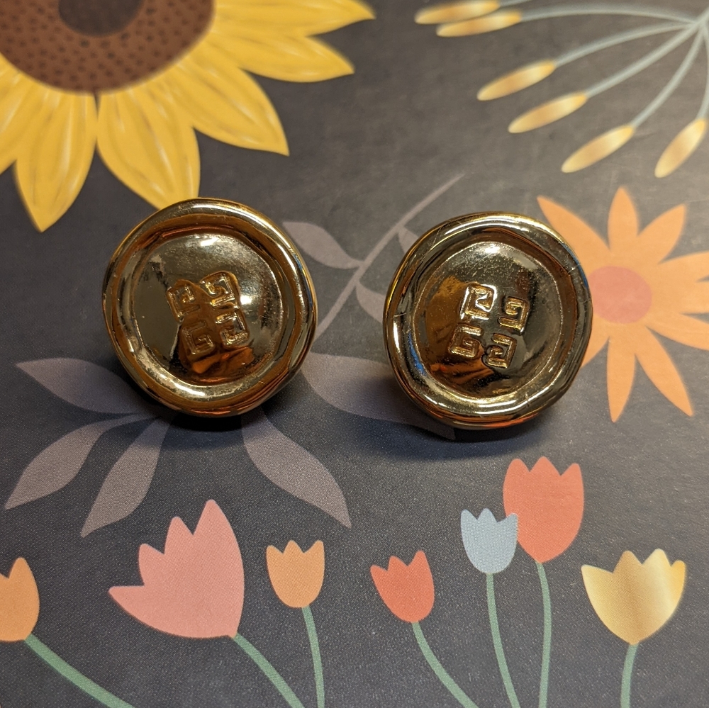 Authentic Givenchy Post Earrings - image 1